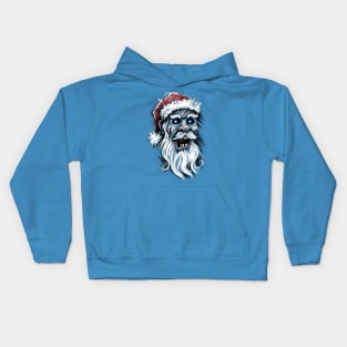 Zombie Santa Claus Kids Hoodie